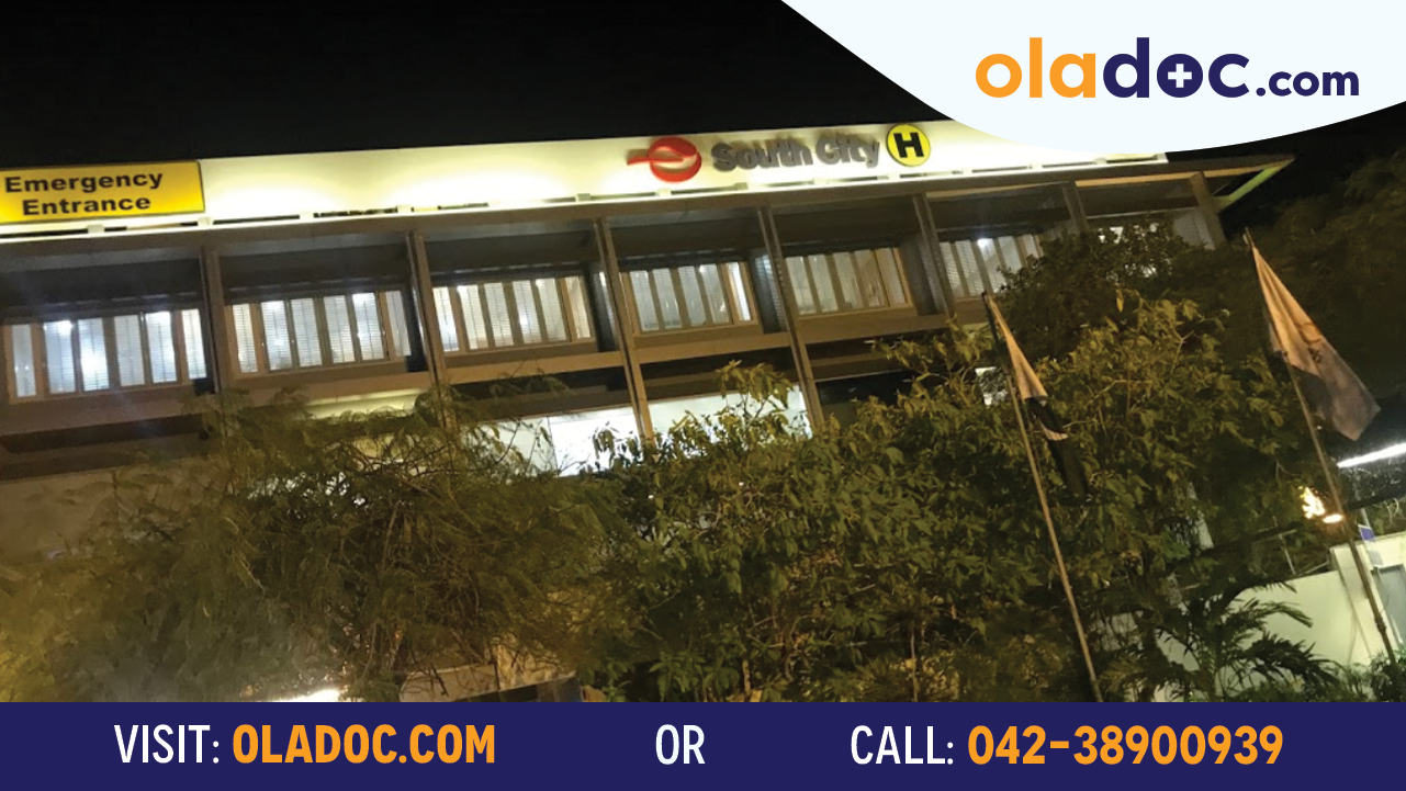 Front View of South City Hospital Karachi